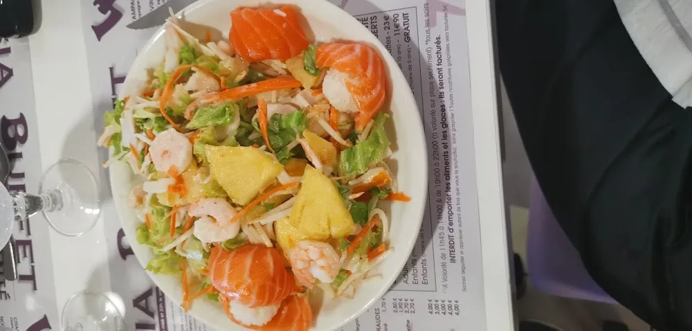 Petite Salade Crevette Ananas